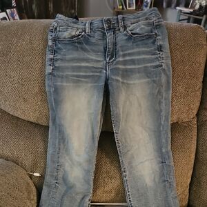 BKE Faded Blue Straight Leg Jeans